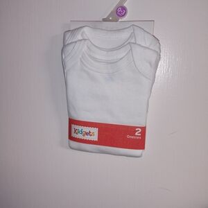 Kidgets Pure White Infant Bodysuits